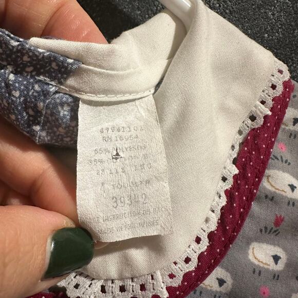 Vintage 2 Piece Baby Togs Dress & Blouse, VGUC, Sz 4T (4A) - Picture 5 of 11